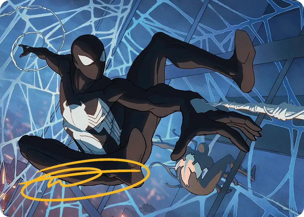 Symbiote Spider-Man Art Card (Gold-Stamped Signature) [Marvel's Spider-Man Art Series] | Exor Games New Glasgow