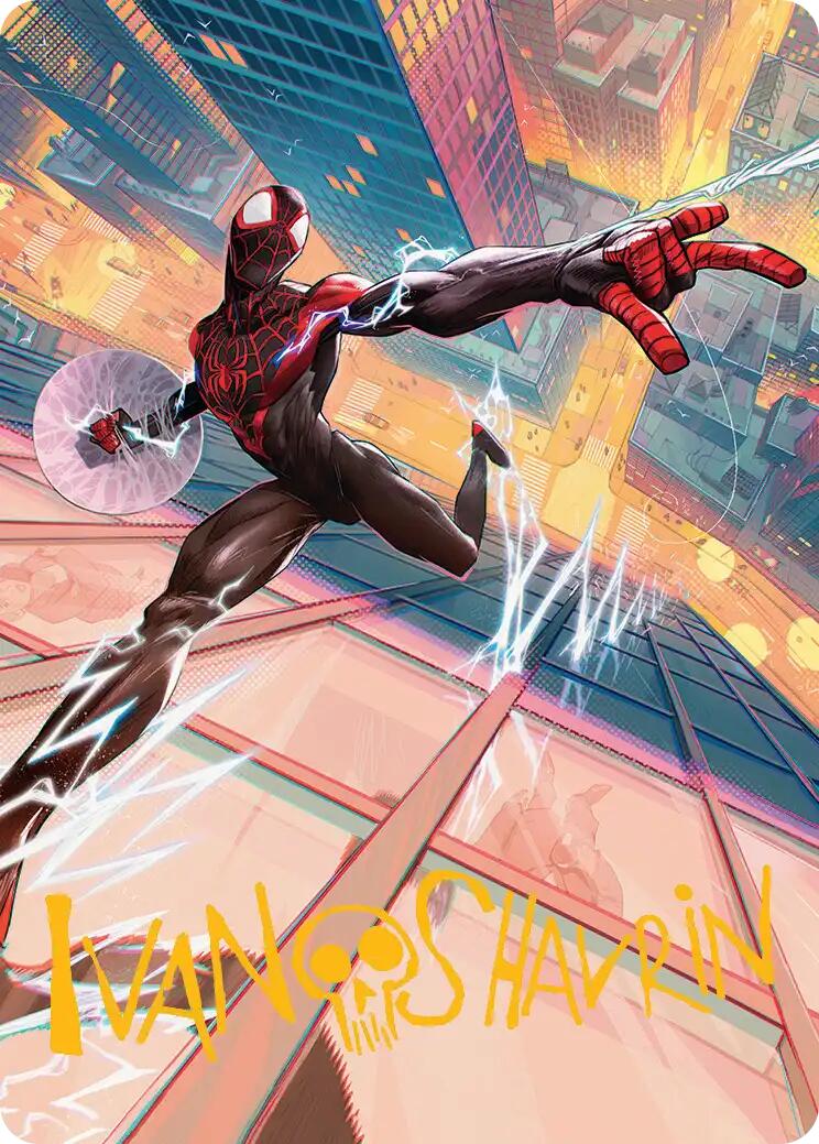 Ultimate Spider-Man Art Card (Gold-Stamped Signature) [Marvel's Spider-Man Art Series] | Exor Games New Glasgow
