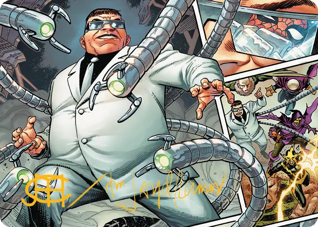 Doctor Octopus, Master Planner Art Card (48/54) (Gold-Stamped Signature) [Marvel's Spider-Man Art Series] | Exor Games New Glasgow