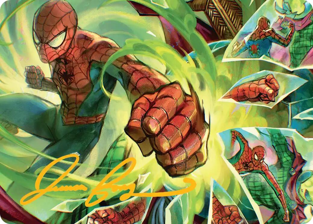Kapow! Art Card (Gold-Stamped Signature) [Marvel's Spider-Man Art Series] | Exor Games New Glasgow