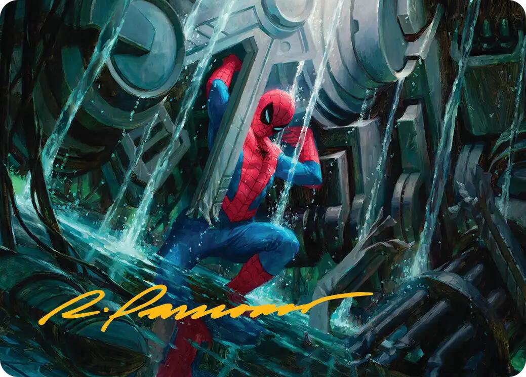 Strength of Will Art Card (Gold-Stamped Signature) [Marvel's Spider-Man Art Series] | Exor Games New Glasgow