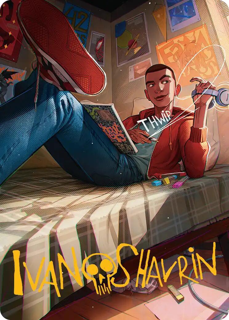 Miles Morales Art Card (Gold-Stamped Signature) [Marvel's Spider-Man Art Series] | Exor Games New Glasgow