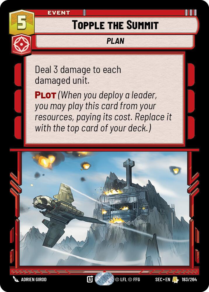 Topple the Summit (183/264) (183/264) [Secrets of Power] | Exor Games New Glasgow