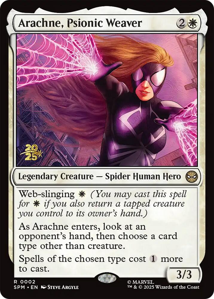 Arachne, Psionic Weaver [Marvel's Spider-Man Prerelease Promos] | Exor Games New Glasgow