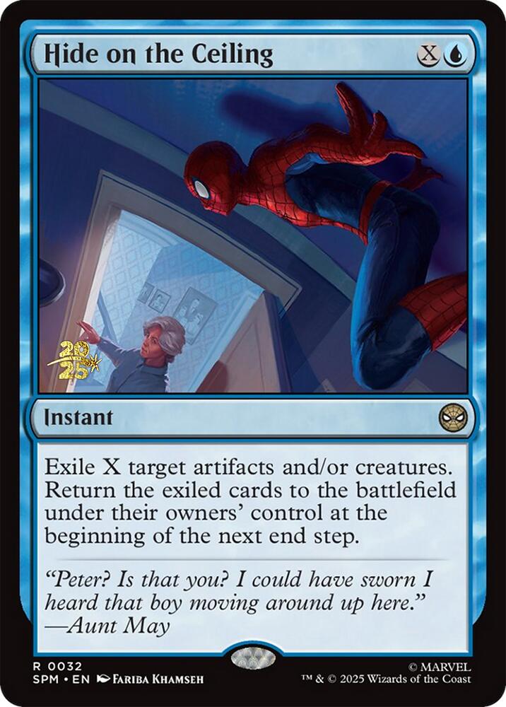 Hide on the Ceiling [Marvel's Spider-Man Prerelease Promos] | Exor Games New Glasgow
