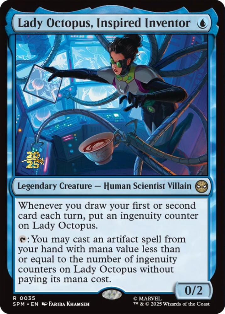 Lady Octopus, Inspired Inventor [Marvel's Spider-Man Prerelease Promos] | Exor Games New Glasgow
