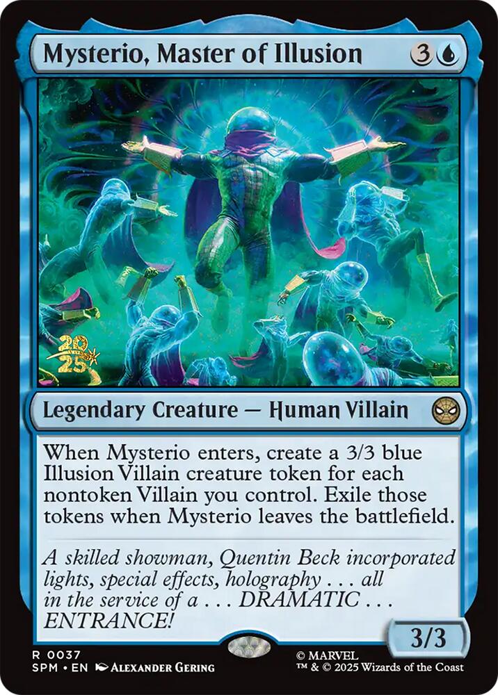 Mysterio, Master of Illusion [Marvel's Spider-Man Prerelease Promos] | Exor Games New Glasgow
