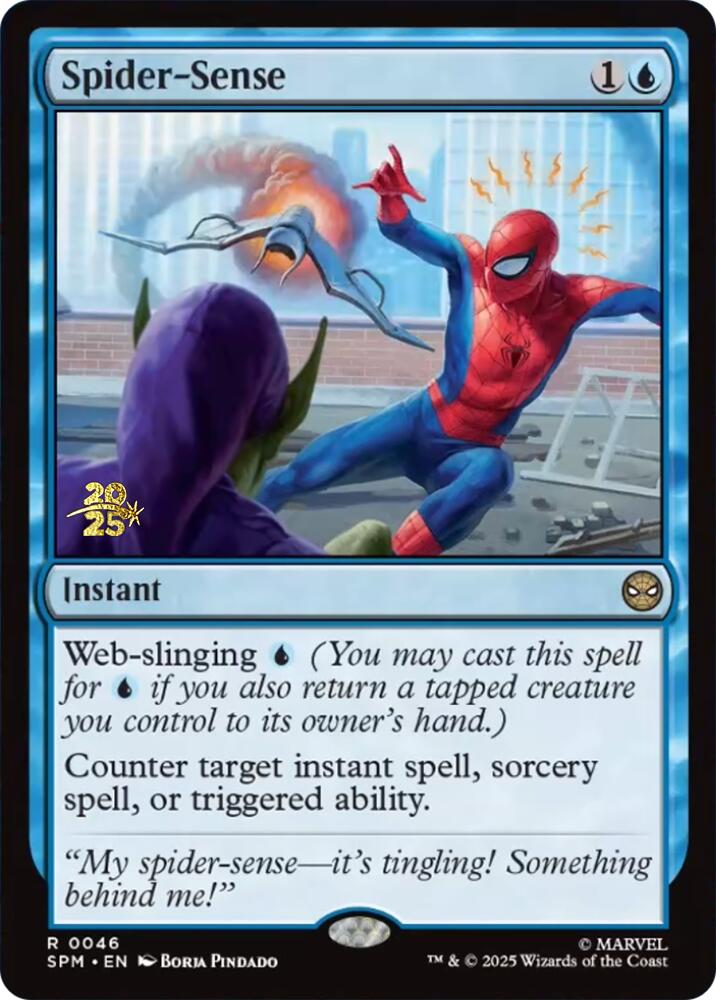 Spider-Sense [Marvel's Spider-Man Prerelease Promos] | Exor Games New Glasgow