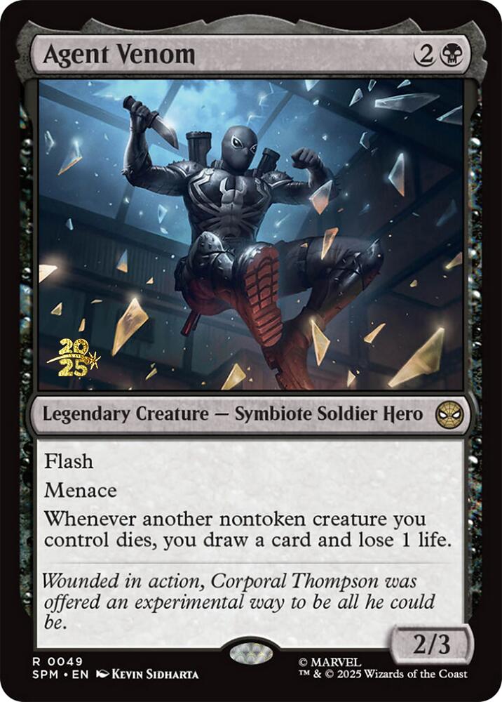 Agent Venom [Marvel's Spider-Man Prerelease Promos] | Exor Games New Glasgow