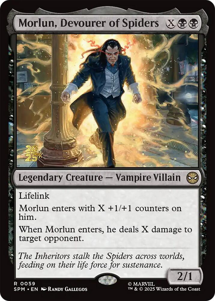 Morlun, Devourer of Spiders [Marvel's Spider-Man Prerelease Promos] | Exor Games New Glasgow
