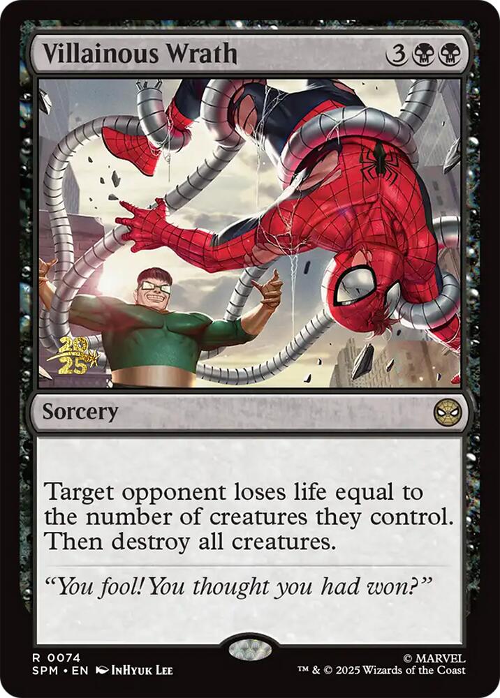 Villainous Wrath [Marvel's Spider-Man Prerelease Promos] | Exor Games New Glasgow