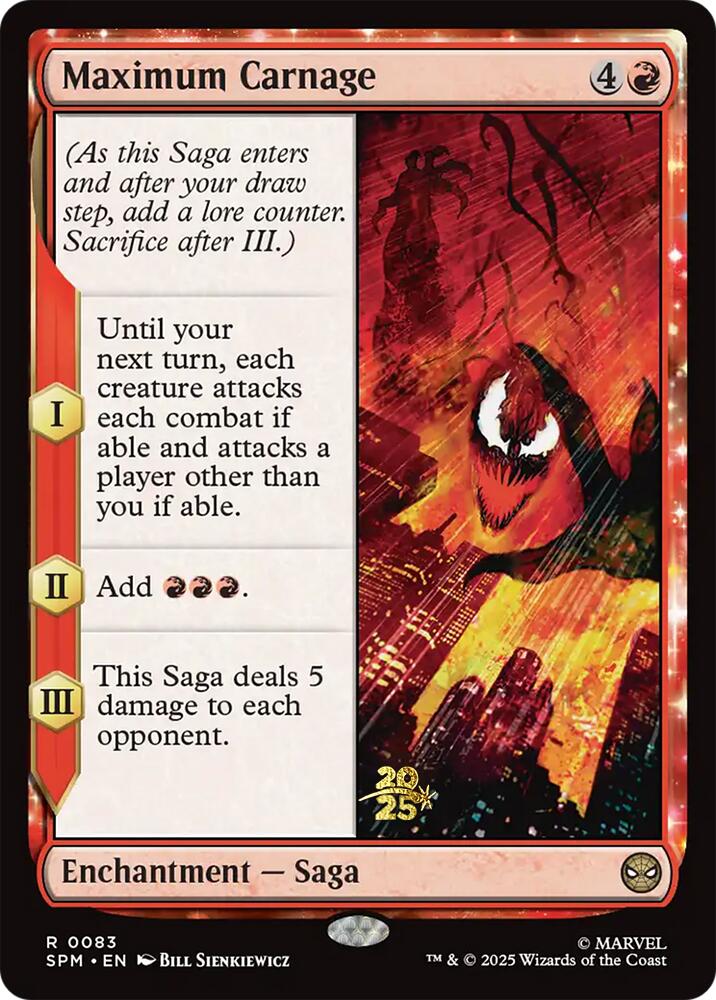 Maximum Carnage [Marvel's Spider-Man Prerelease Promos] | Exor Games New Glasgow