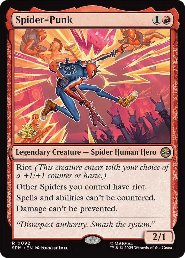 Spider-Punk [Marvel's Spider-Man Prerelease Promos] | Exor Games New Glasgow