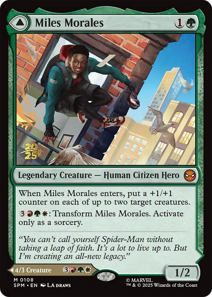 Miles Morales // Ultimate Spider-Man [Marvel's Spider-Man Prerelease Promos] | Exor Games New Glasgow