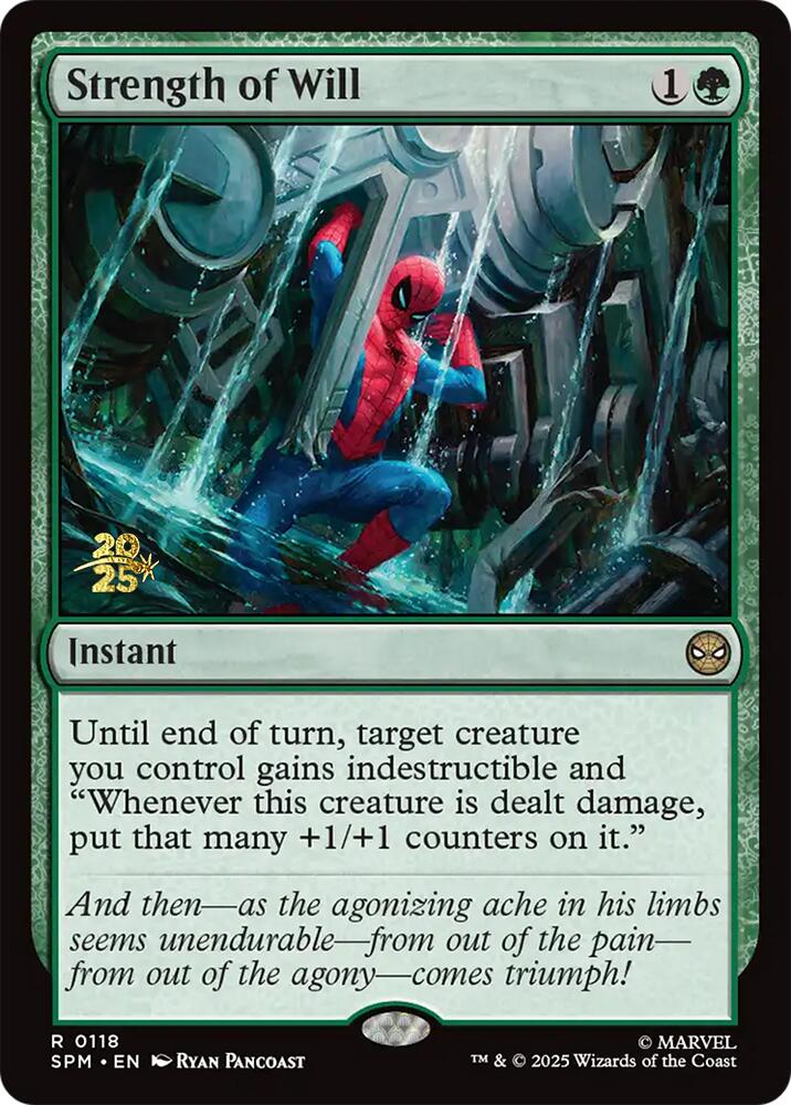 Strength of Will [Marvel's Spider-Man Prerelease Promos] | Exor Games New Glasgow