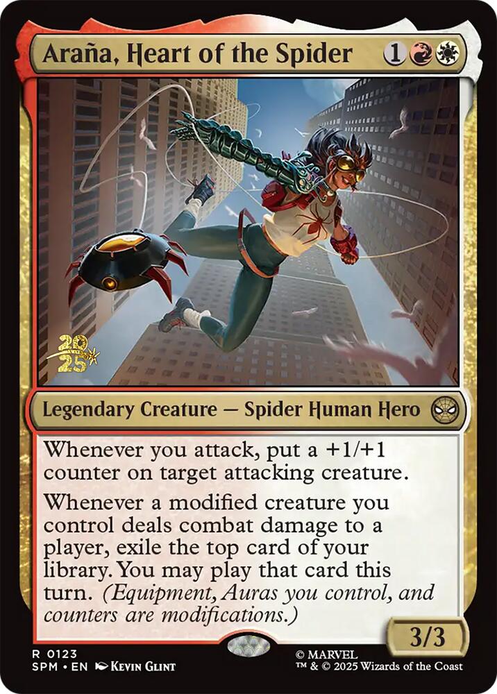 Arana, Heart of the Spider [Marvel's Spider-Man Prerelease Promos] | Exor Games New Glasgow