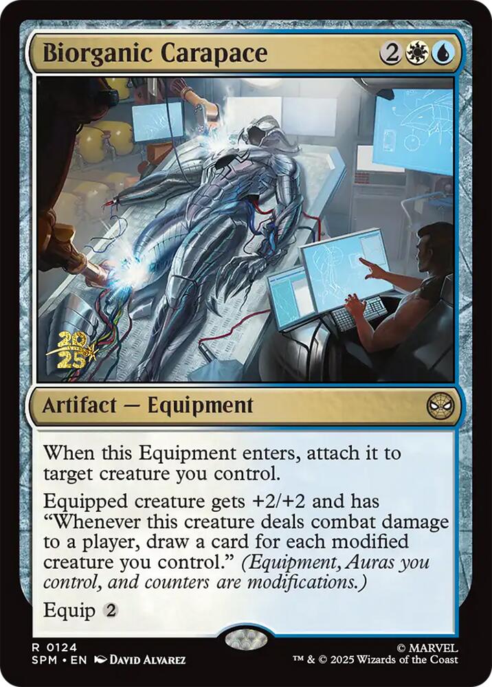 Biorganic Carapace [Marvel's Spider-Man Prerelease Promos] | Exor Games New Glasgow