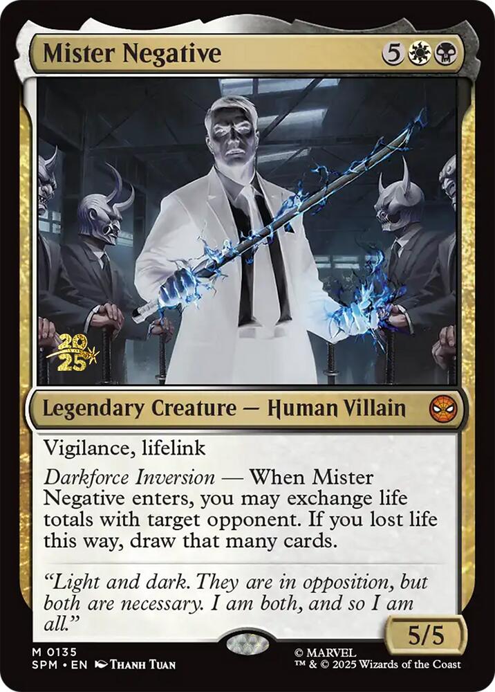 Mister Negative [Marvel's Spider-Man Prerelease Promos] | Exor Games New Glasgow