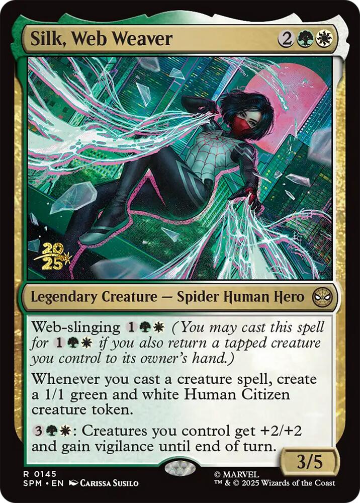 Silk, Web Weaver [Marvel's Spider-Man Prerelease Promos] | Exor Games New Glasgow