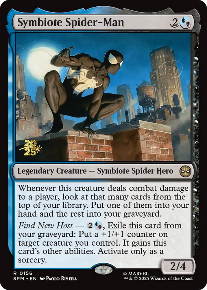 Symbiote Spider-Man [Marvel's Spider-Man Prerelease Promos] | Exor Games New Glasgow