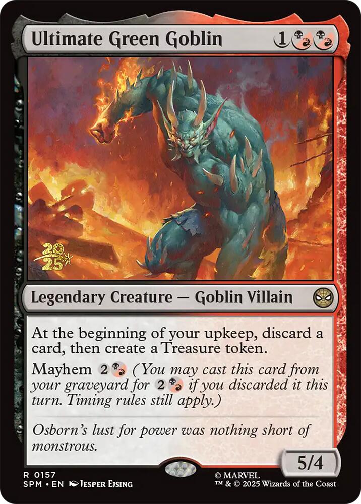Ultimate Green Goblin [Marvel's Spider-Man Prerelease Promos] | Exor Games New Glasgow