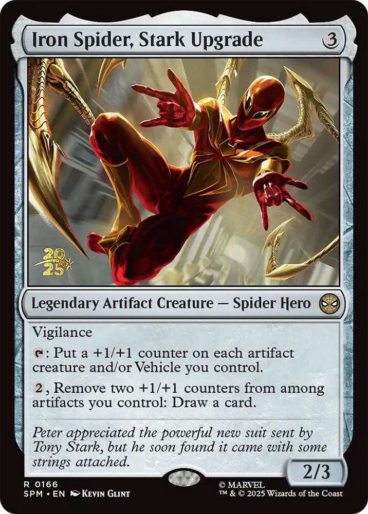 Iron Spider, Stark Upgrade [Marvel's Spider-Man Prerelease Promos] | Exor Games New Glasgow