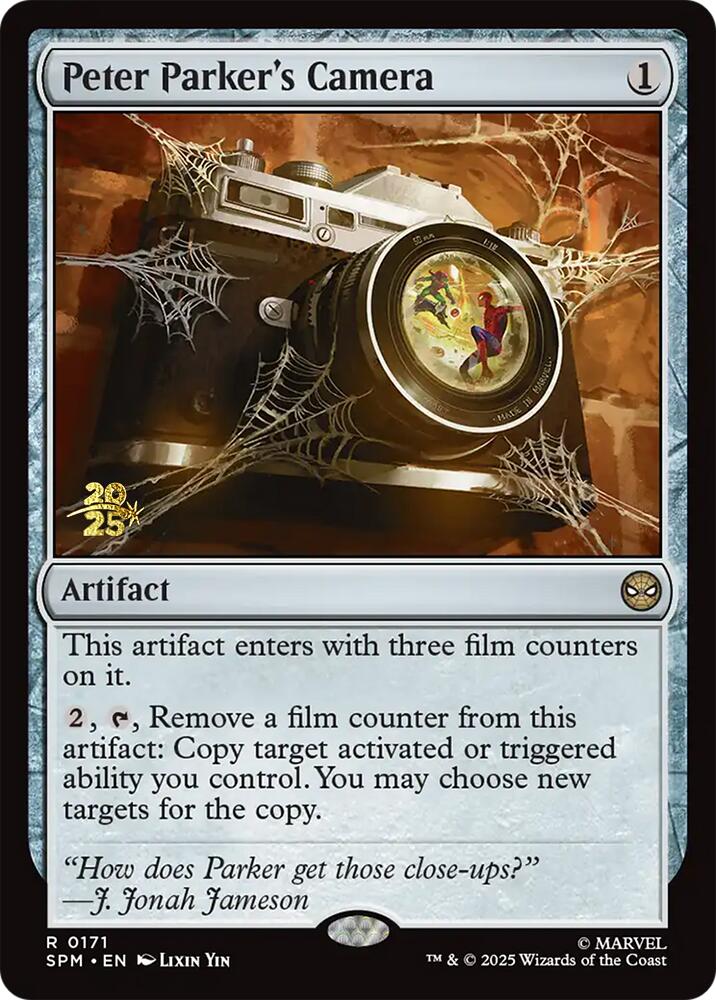 Peter Parker's Camera [Marvel's Spider-Man Prerelease Promos] | Exor Games New Glasgow