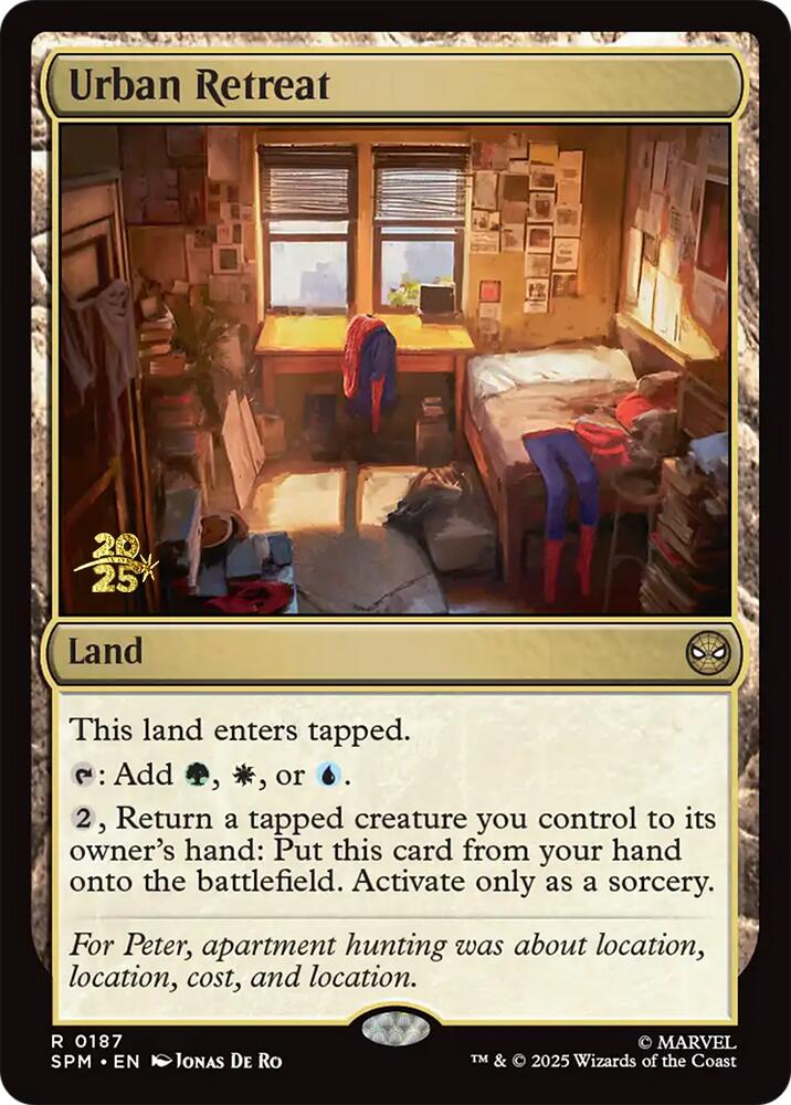 Urban Retreat [Marvel's Spider-Man Prerelease Promos] | Exor Games New Glasgow