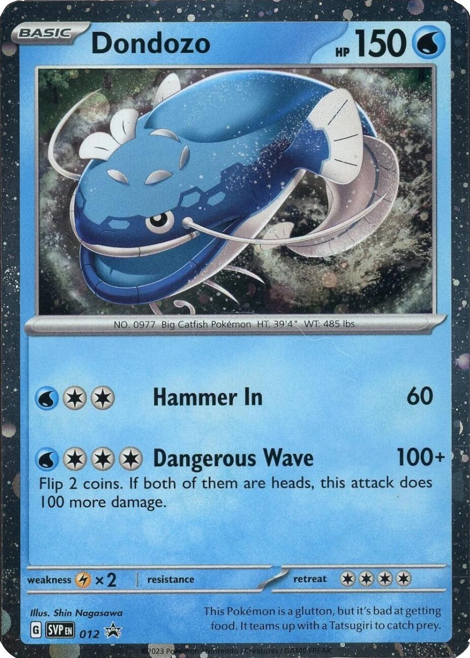 Dondozo (012) (Cosmos Holo) [Scarlet & Violet: Black Star Promos] | Exor Games New Glasgow