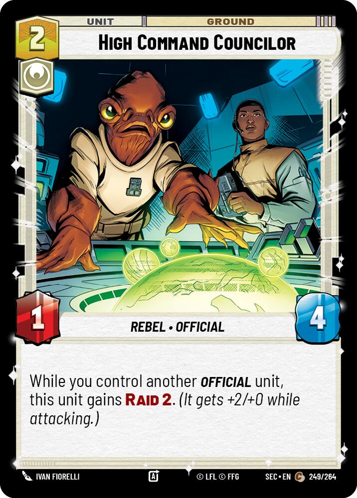 High Command Councilor (249/264) (249/264) [Secrets of Power] | Exor Games New Glasgow