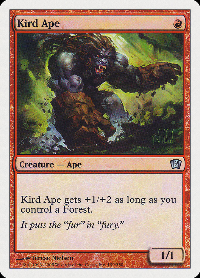 Kird Ape (9th Edition) [Oversize Cards] | Exor Games New Glasgow