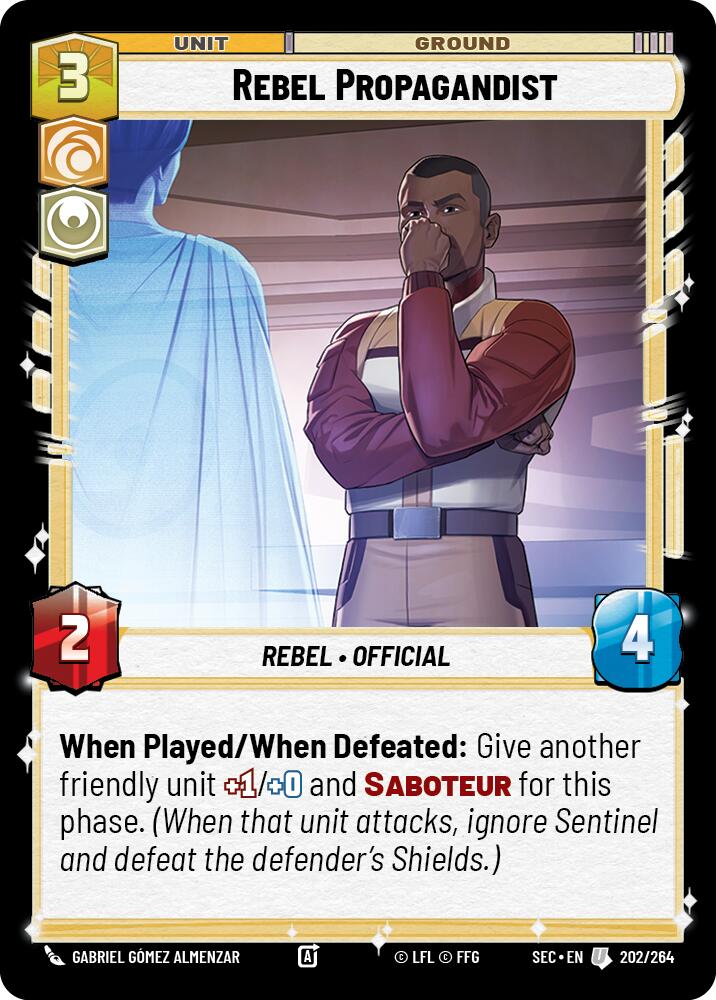 Rebel Propagandist (202/264) (202/264) [Secrets of Power] | Exor Games New Glasgow