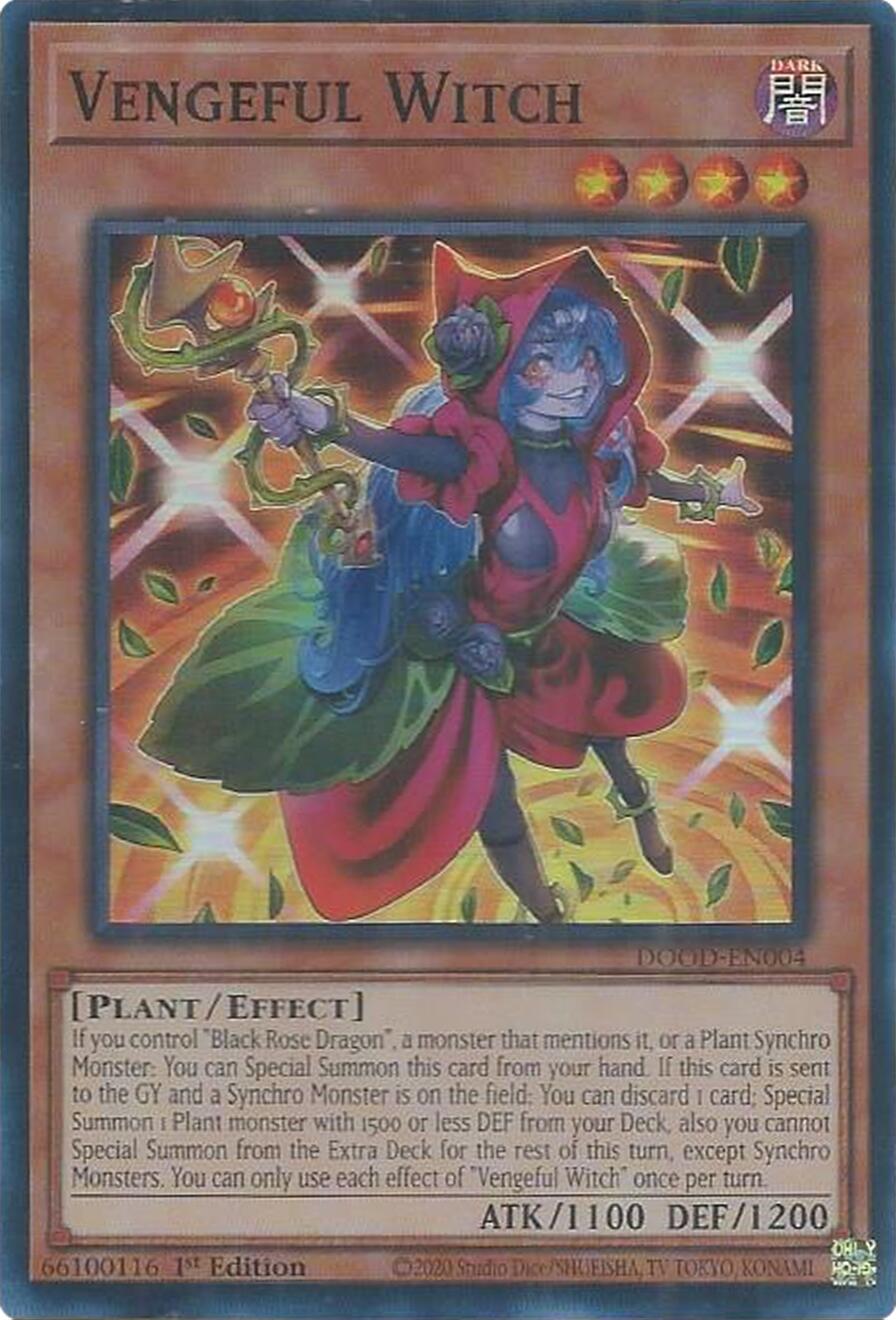 Vengeful Witch [DOOD-EN004] Super Rare | Exor Games New Glasgow