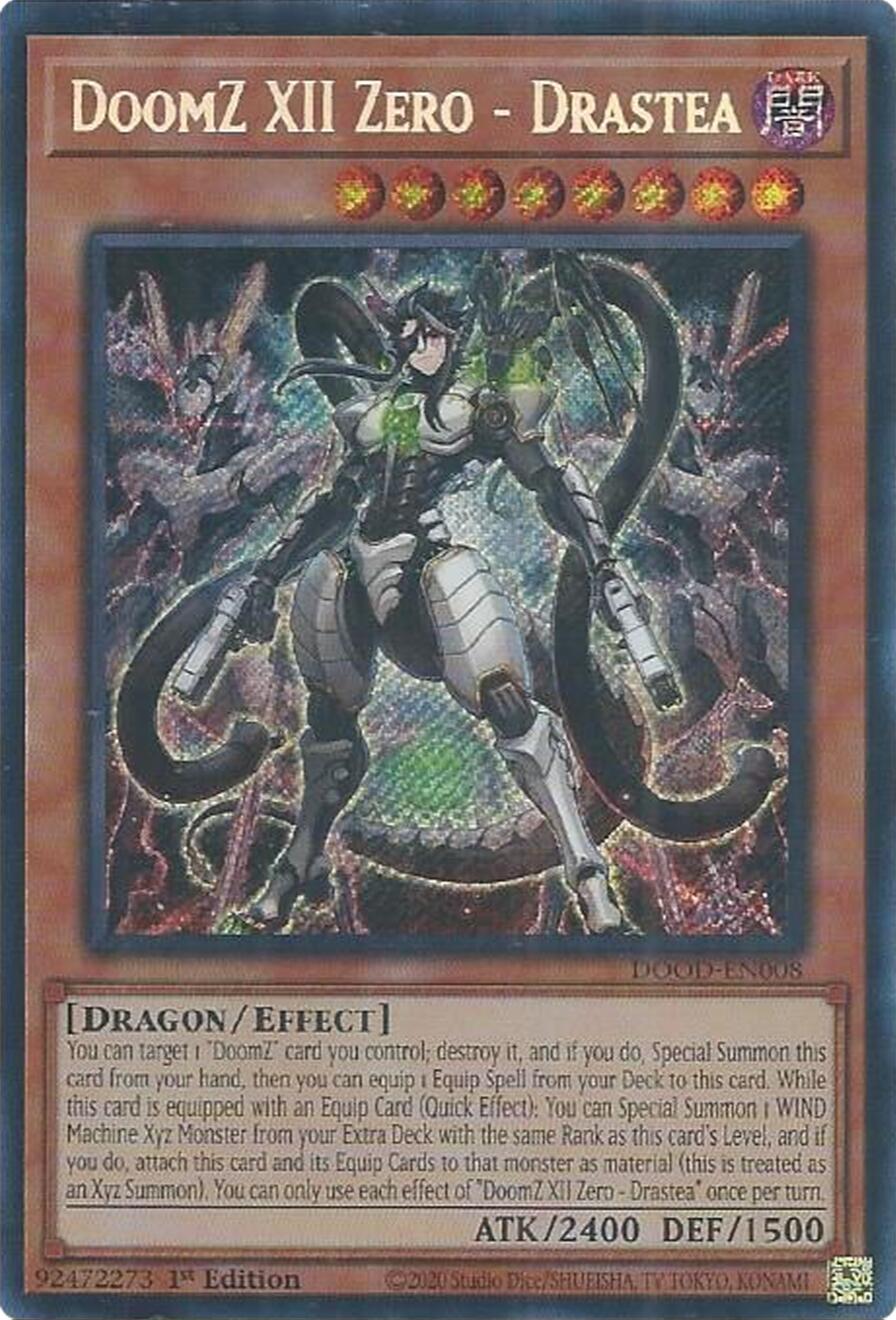 DoomZ XII Zero - Drastea [DOOD-EN008] Secret Rare | Exor Games New Glasgow