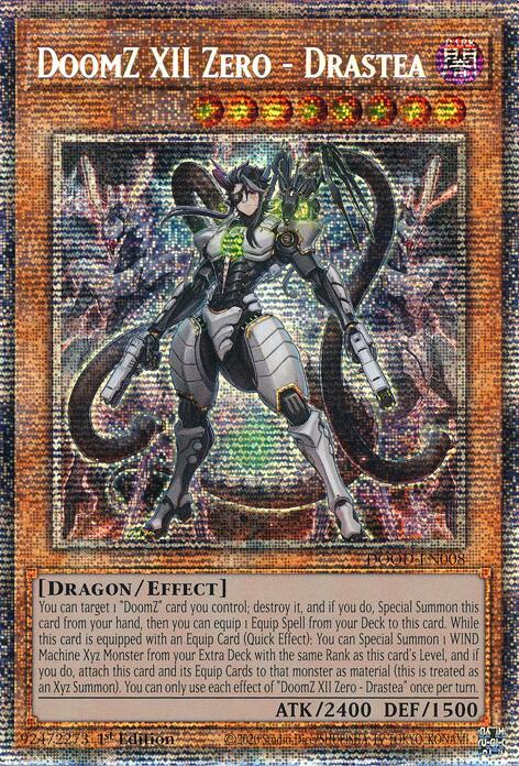 DoomZ XII Zero - Drastea (Starlight Rare) [DOOD-EN008] Starlight Rare | Exor Games New Glasgow