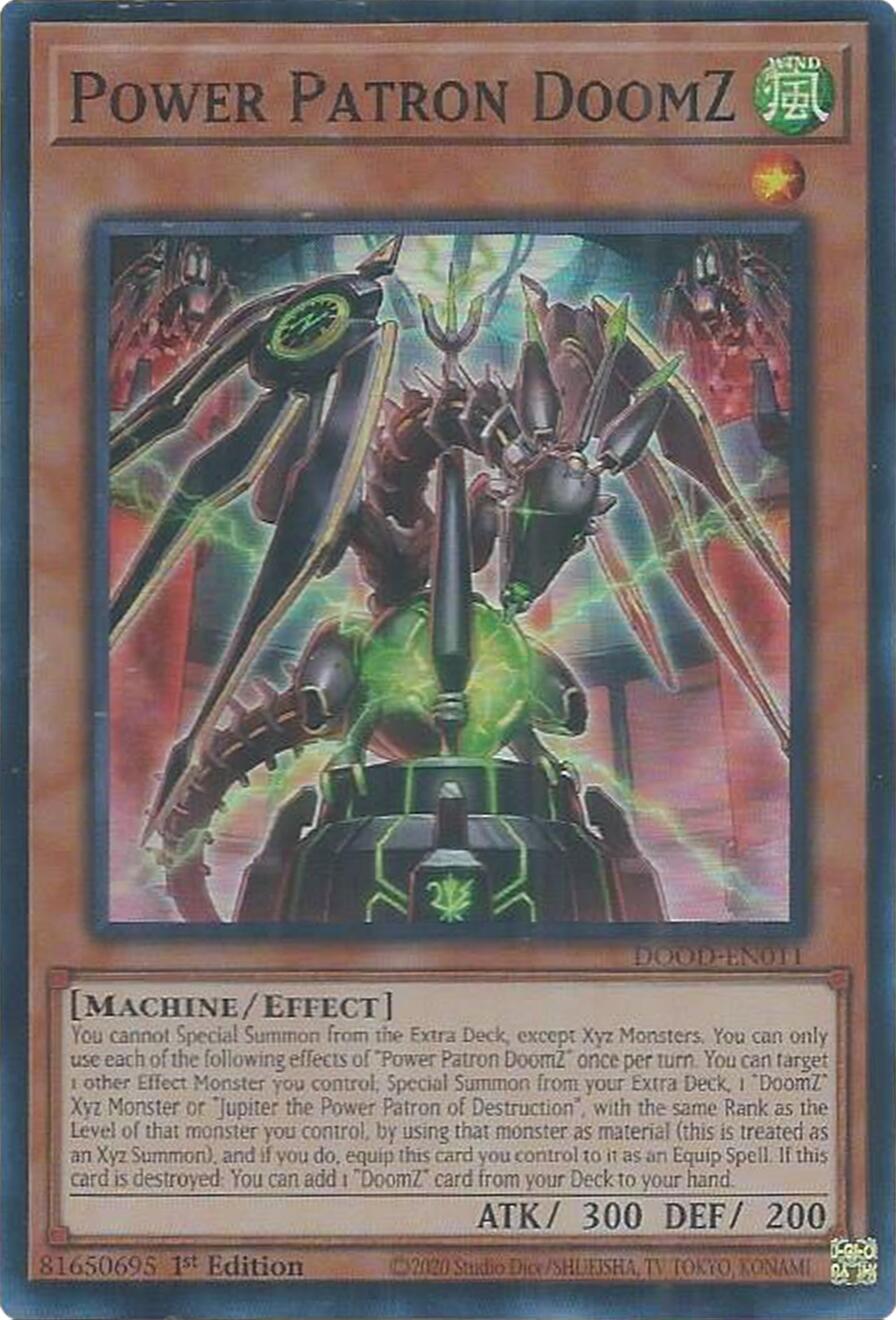 Power Patron DoomZ [DOOD-EN011] Super Rare | Exor Games New Glasgow
