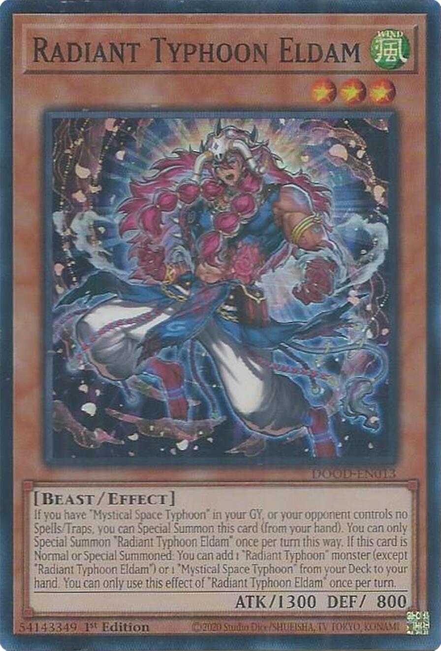 Radiant Typhoon Eldam [DOOD-EN013] Super Rare | Exor Games New Glasgow