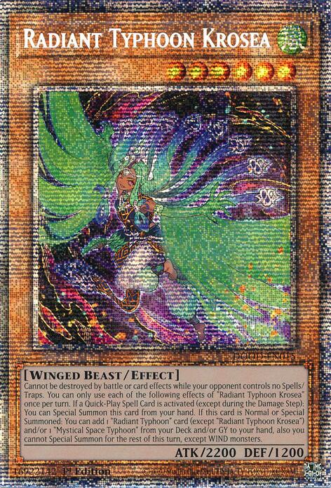 Radiant Typhoon Krosea (Starlight Rare) [DOOD-EN015] Starlight Rare | Exor Games New Glasgow