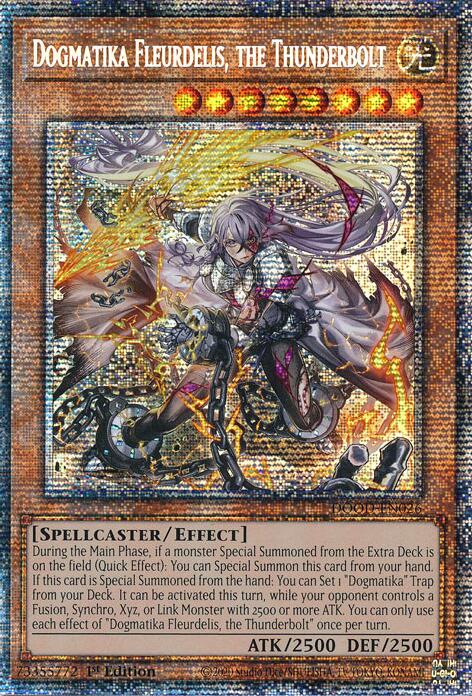 Dogmatika Fleurdelis, the Thunderbolt (Starlight Rare) [DOOD-EN026] Starlight Rare | Exor Games New Glasgow