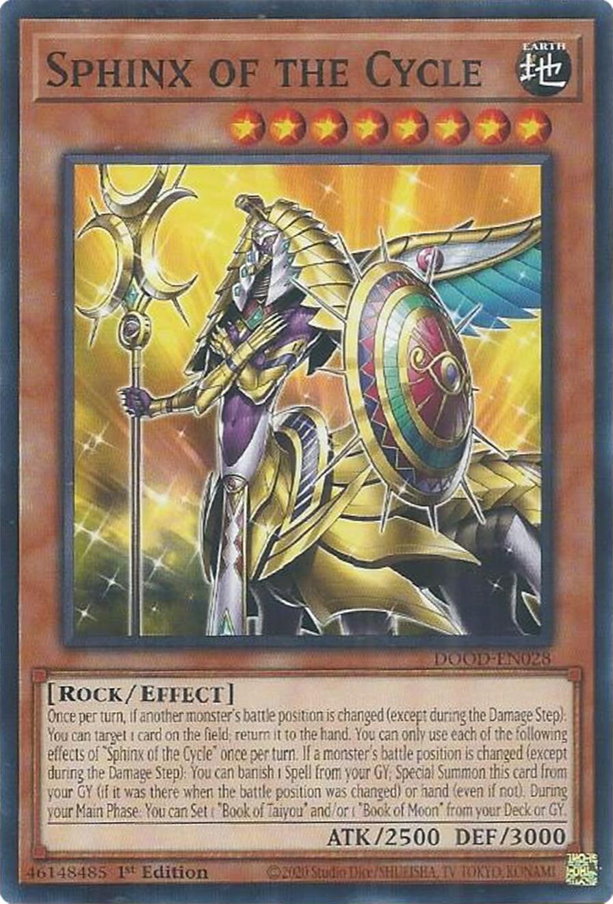 Sphinx of the Cycle [DOOD-EN028] Common | Exor Games New Glasgow