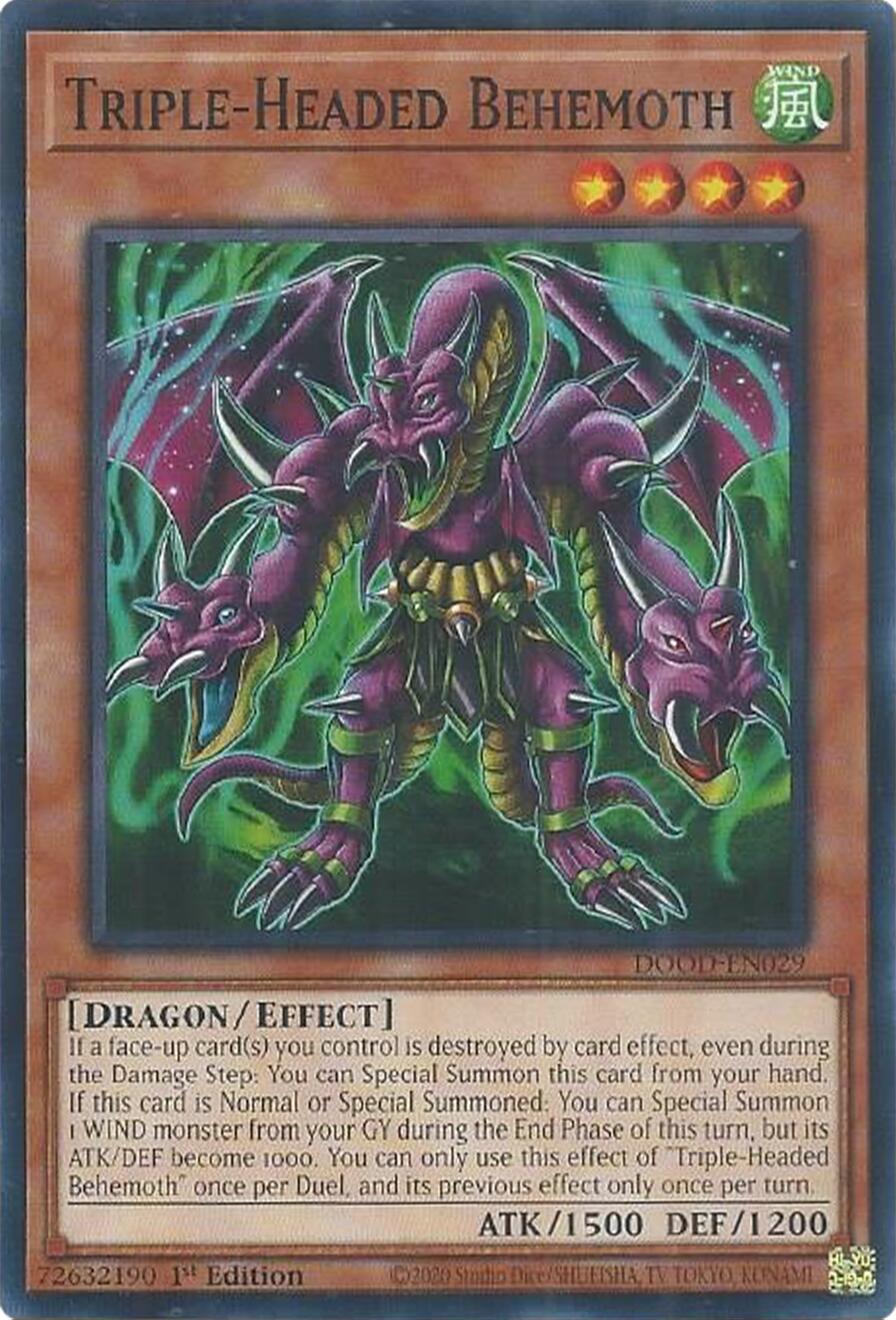 Triple-Headed Behemoth [DOOD-EN029] Common | Exor Games New Glasgow