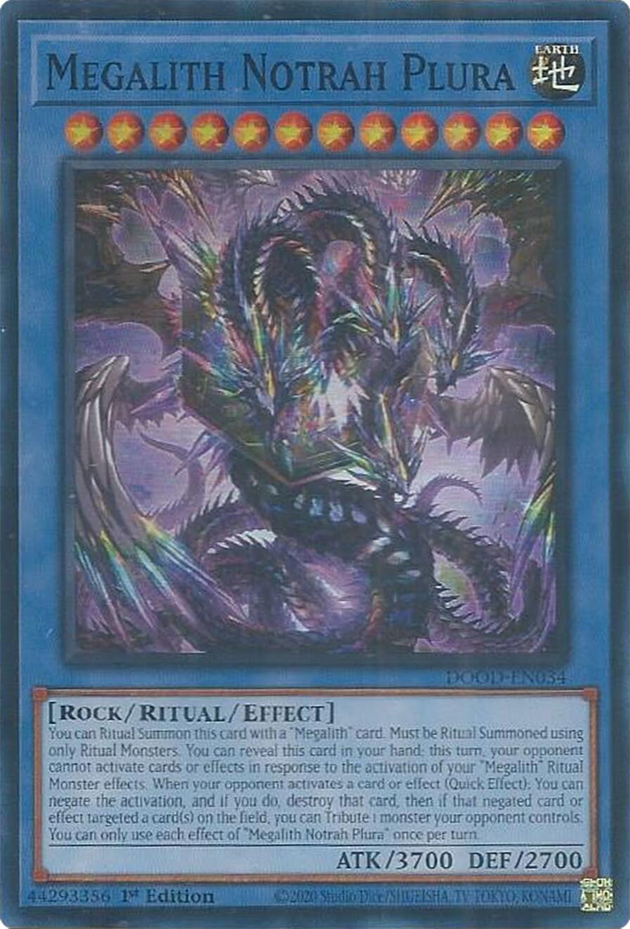 Megalith Notrah Plura [DOOD-EN034] Super Rare | Exor Games New Glasgow