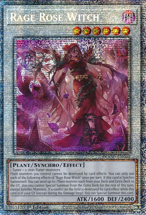 Rage Rose Witch (Starlight Rare) [DOOD-EN040] Starlight Rare | Exor Games New Glasgow