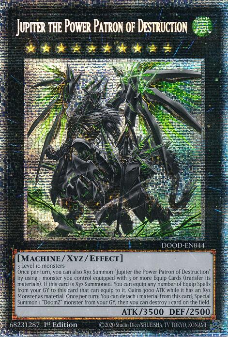 Jupiter the Power Patron of Destruction (Starlight Rare) [DOOD-EN044] Starlight Rare | Exor Games New Glasgow