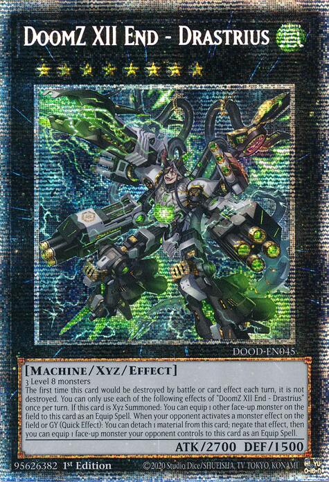 DoomZ XII End - Drastrius (Starlight Rare) [DOOD-EN045] Starlight Rare | Exor Games New Glasgow