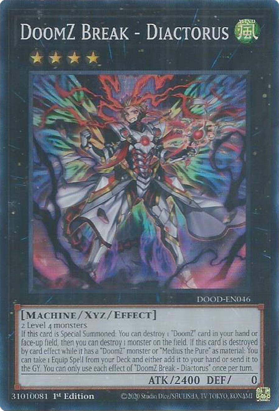 DoomZ Break - Diactorus [DOOD-EN046] Super Rare | Exor Games New Glasgow