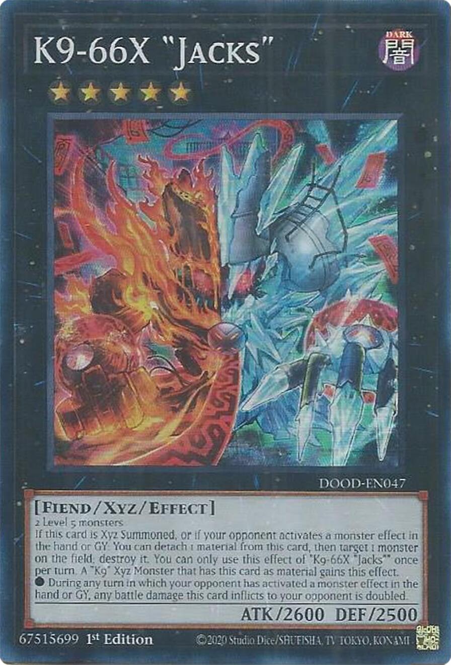 K9-66X "Jacks" [DOOD-EN047] Super Rare | Exor Games New Glasgow