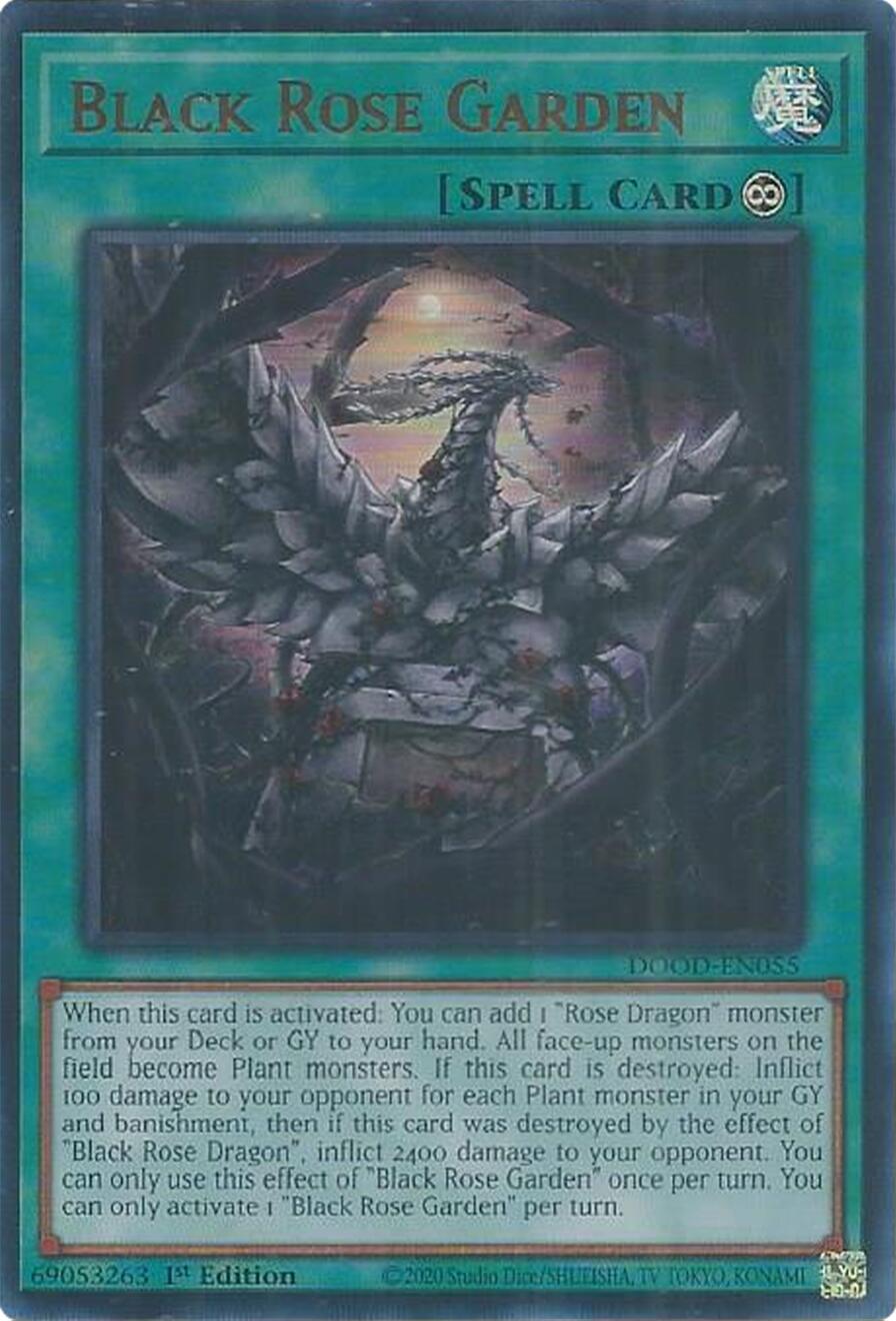 Black Rose Garden [DOOD-EN055] Ultra Rare | Exor Games New Glasgow
