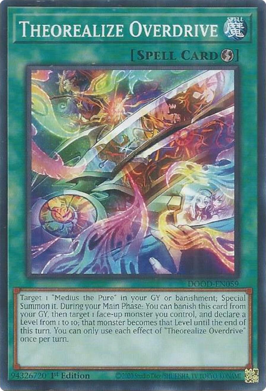Theorealize Overdrive [DOOD-EN059] Common | Exor Games New Glasgow