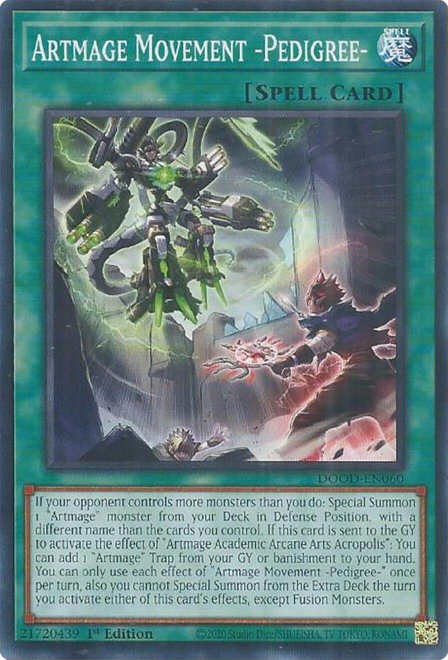 Artmage Movement -Pedigree- [DOOD-EN060] Common | Exor Games New Glasgow